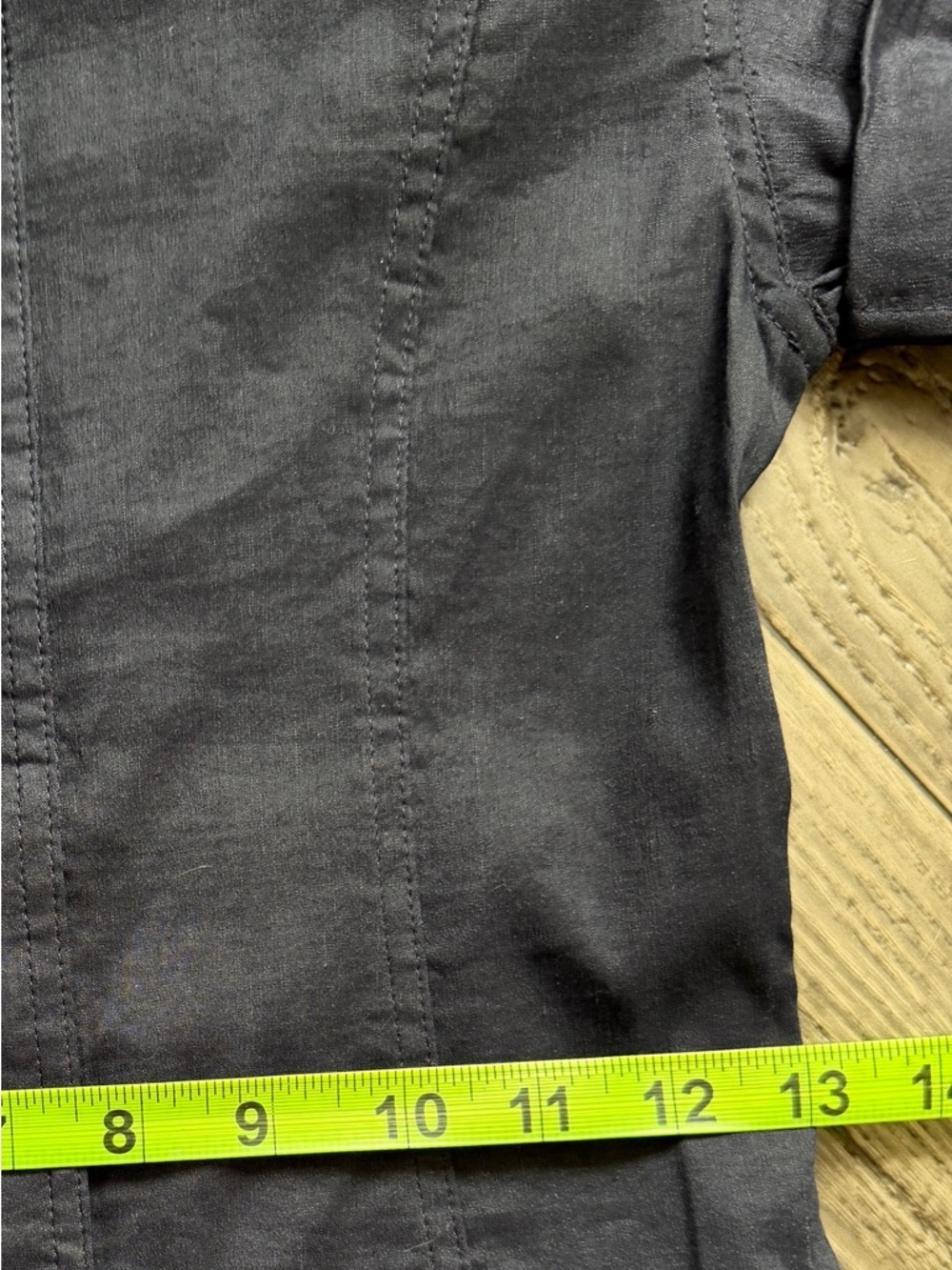 Theory Linen Shirt Romper Concord Navy Short Sleeve Size 00 Button Up NWT - Picture 10 of 13